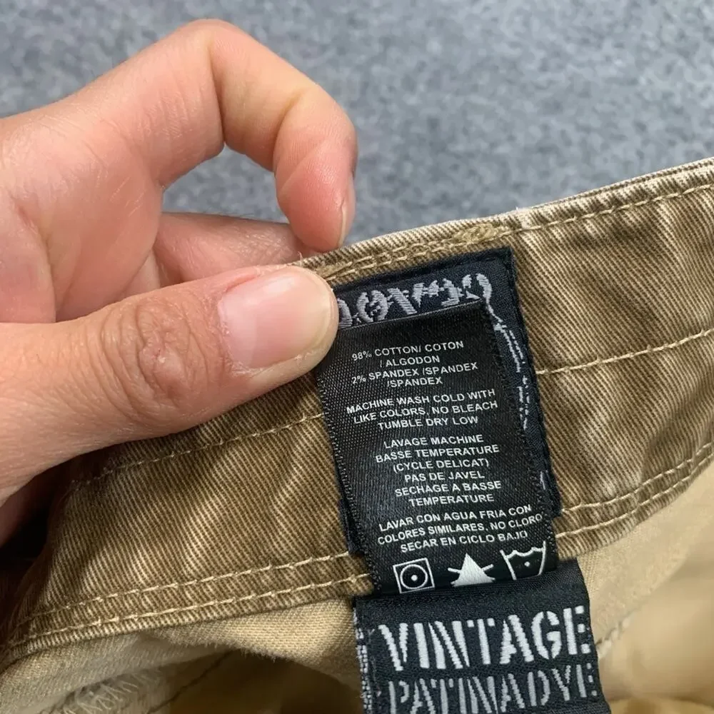 Kuhl Pants Mens 38 Beige Vintage Patina Dye 5 Pocket Stretch Utility Hiking Work